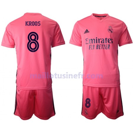 Maillot de Foot Real Madrid Toni Kroos 8 Extérieur 2020-21 - Enfant